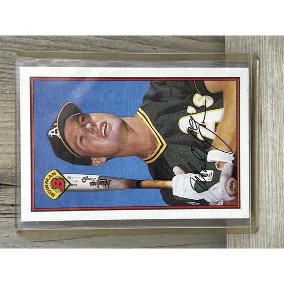 mark mcgwire holographic card Denny's Grand Slam Hologram Baseball Embossed & Inked Mark McGwire